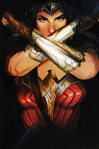 Sketch Artwork Wonder Woman