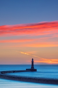 Sky Colorful Sea Lighthouse