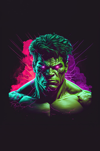640x960 Smasher Hulk Minimal 5k