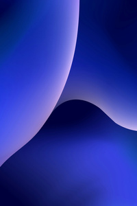 Smooth Blue Wave Forms (2160x3840) Resolution Wallpaper