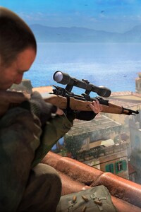 Sniper Elite 4 (640x1136) Resolution Wallpaper