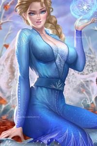 640x960 Snow Queen Elsa In Frozen 4k