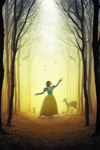 Snow White Dolby Poster 2025 Movie (720x1280) Resolution Wallpaper