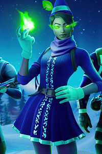 Snowbell Outfit Fortnite 4k