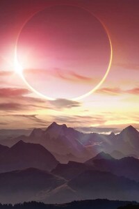 Solar Eclipse (360x640) Resolution Wallpaper