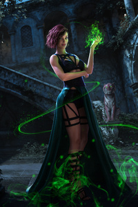 Solitary Witch (360x640) Resolution Wallpaper