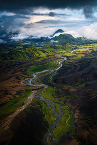 Somewhere In The Highlands Of Iceland 4k (1080x2160) Resolution Wallpaper