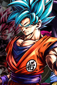 1242x2688 Son Goku Dokkan Battle Global Legends