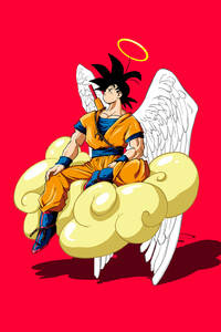 Son Goku Dragon Ball Z 5k (320x568) Resolution Wallpaper