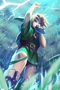 Song Of Storms The Legend Of Zelda 4k (360x640) Resolution Wallpaper