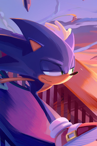 Sonic I Am More Faster Than You (320x568) Resolution Wallpaper