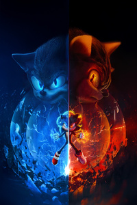 Sonic The Hedgehog 3 A Shadow In The Void (1080x2400) Resolution Wallpaper