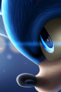 Sonic The Hedgehog Artwork 2020 (480x800) Resolution Wallpaper