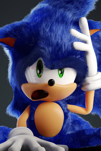 Sonic The HedgehogArt 4k (480x854) Resolution Wallpaper