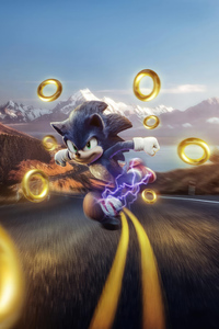 Sonic The Speedster (640x1136) Resolution Wallpaper