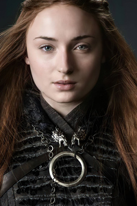 1080x2280 Sophie Turner As Sansa Stark Photoshoot For Game Of Thrones