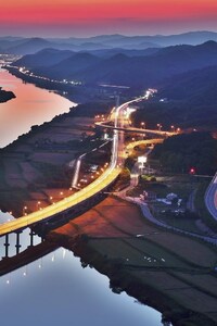 720x1280 South Korea River Bridge