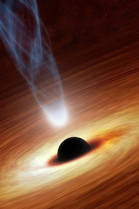 Space Black Hole (750x1334) Resolution Wallpaper