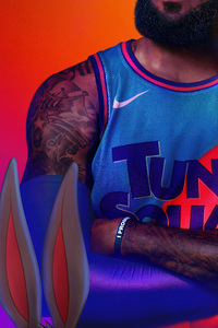 Space Jam A New Legacy LeBron James Character Poster (240x400) Resolution Wallpaper