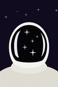 Space Man Illustration 5k