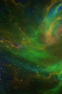 Space Nebula Currents 4k