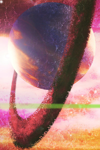 540x960 Space Planets 5k