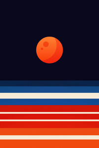 Space Race Mars Abstract (640x1136) Resolution Wallpaper
