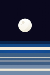 Space Race Moon Morning (360x640) Resolution Wallpaper