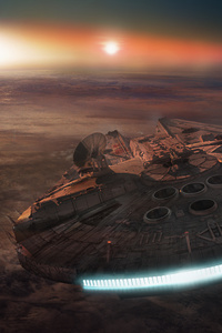 640x1136 Space Scifi Star Wars Episode Fan Art 3 Dimensional