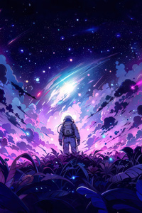 Spaceman Dream (1280x2120) Resolution Wallpaper