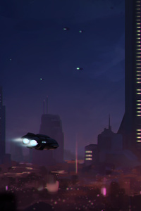 Spaceships City 4k