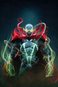 Spawn From Ashes To Justice (640x960) Resolution Wallpaper