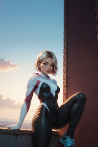 Spider Gwen A Memory In Midtown (480x854) Resolution Wallpaper