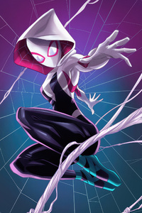 Spider Gwen Aka Gwen Stacy (1080x2280) Resolution Wallpaper