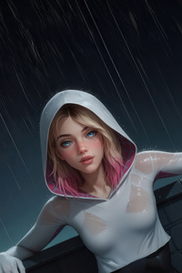 Spider Gwen Web Of Grace (720x1280) Resolution Wallpaper