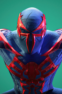 Spider Man 2099 4k Art (750x1334) Resolution Wallpaper