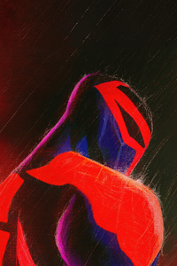 Spider Man 2099 Beast (320x568) Resolution Wallpaper