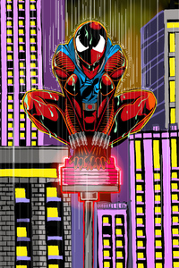 Spider Man 2099 City 4k