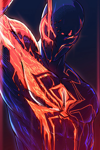Spider Man 2099 Dynamic (480x800) Resolution Wallpaper