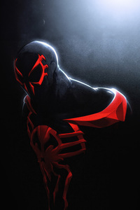 Spider Man 2099 Futuristic Hero (240x400) Resolution Wallpaper