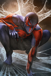 Spider Man 2099 Resolve (240x400) Resolution Wallpaper