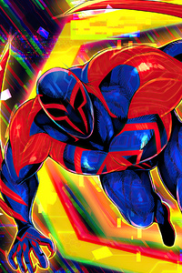 Spider Man 2099 Wonder (320x568) Resolution Wallpaper