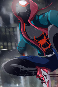 Spider Man 4k Eye (320x480) Resolution Wallpaper