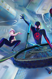 Spider Man Across The Spider Verse Ultimate Team (800x1280) Resolution Wallpaper