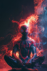 Spider Man Action Strikes Back (1440x2960) Resolution Wallpaper