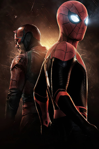 Spider Man And Daredevil 4k