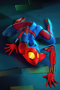 Spider Man Animated 5k (240x320) Resolution Wallpaper