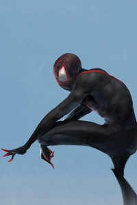Spider Man Black Suit (1080x2160) Resolution Wallpaper