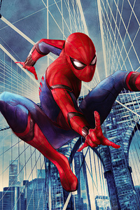 Spider Man Buddy (720x1280) Resolution Wallpaper