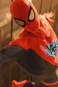 Spider Man Catch Up (240x400) Resolution Wallpaper